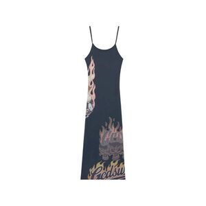Gcds Women Midi Dress With Graphic Print